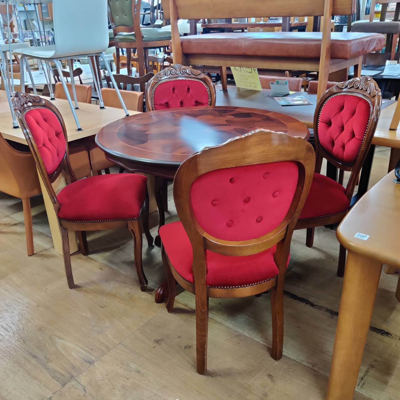 ダイニング5点セット ロココ調 販売中！ 愛品倶楽部柏店 リユース  