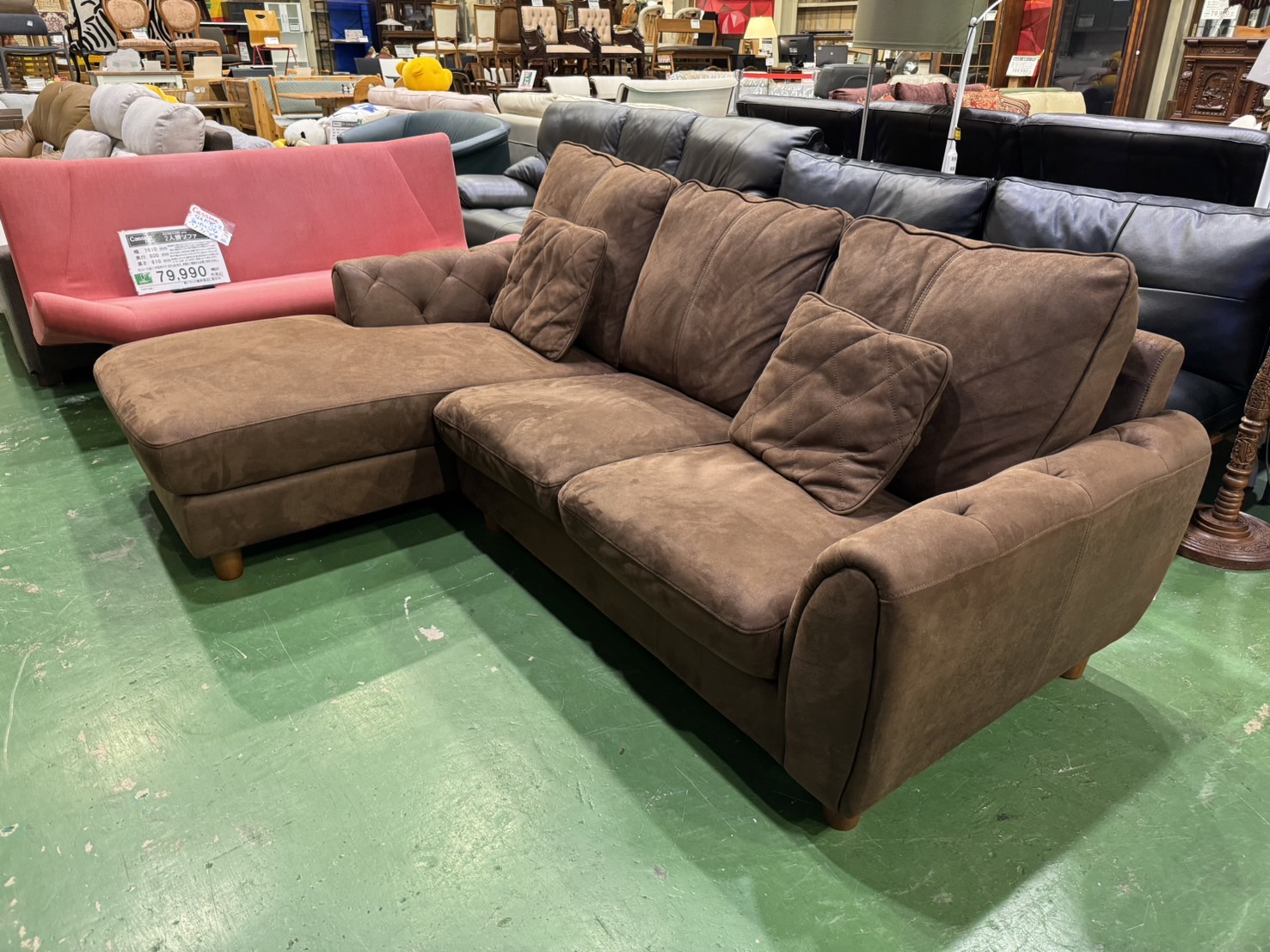 関家具｜RELAXFORM｜カウチソファ｜レザーテックス買取致しました｜愛 