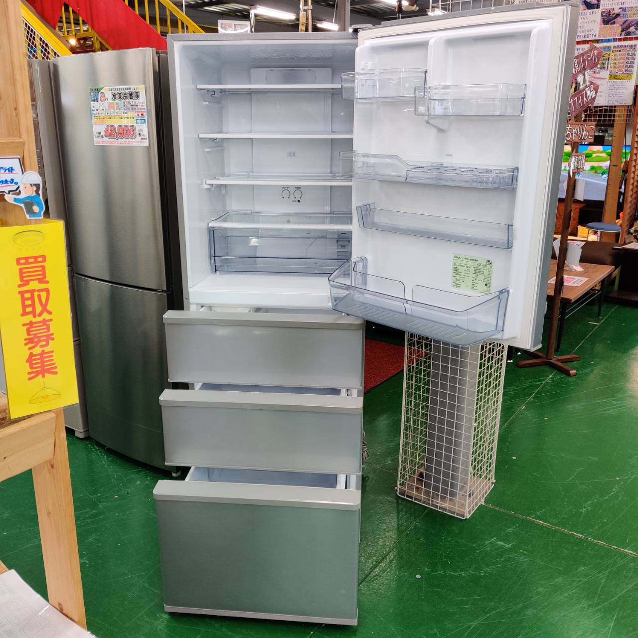 AQUA ノンフロン冷凍冷蔵庫 AQR-17J(W) 168L 2020年製 リサイクル 