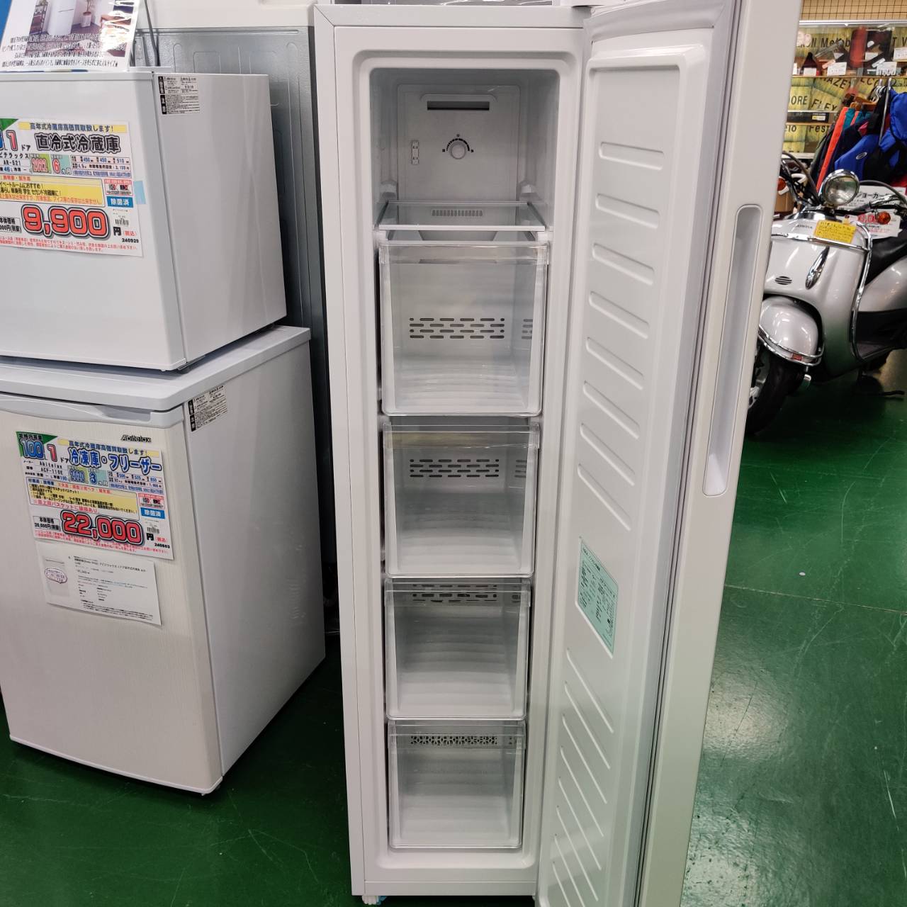 AQUA (アクア) 2024年製 105L 4段 冷凍庫 AQF-SF11N 販売中！ 愛品  