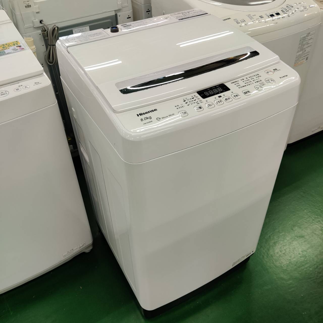 Hisense (ハイセンス) 2020年製 8.0kg 全自動洗濯機 HW-DG80B 販売中  