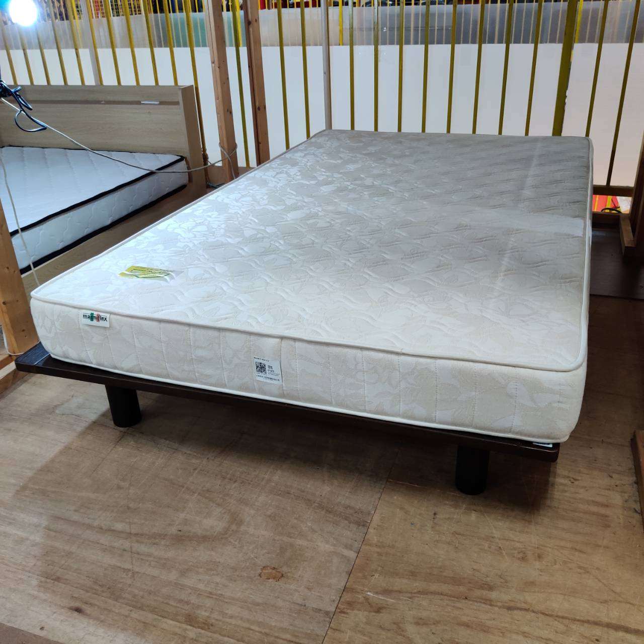 無印良品 セミダブル のぞきこん ベッド 寝具 スプリングマットレス 