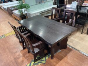 回転チェア｜4人用ダイニングテーブルセット買取入荷致しました 