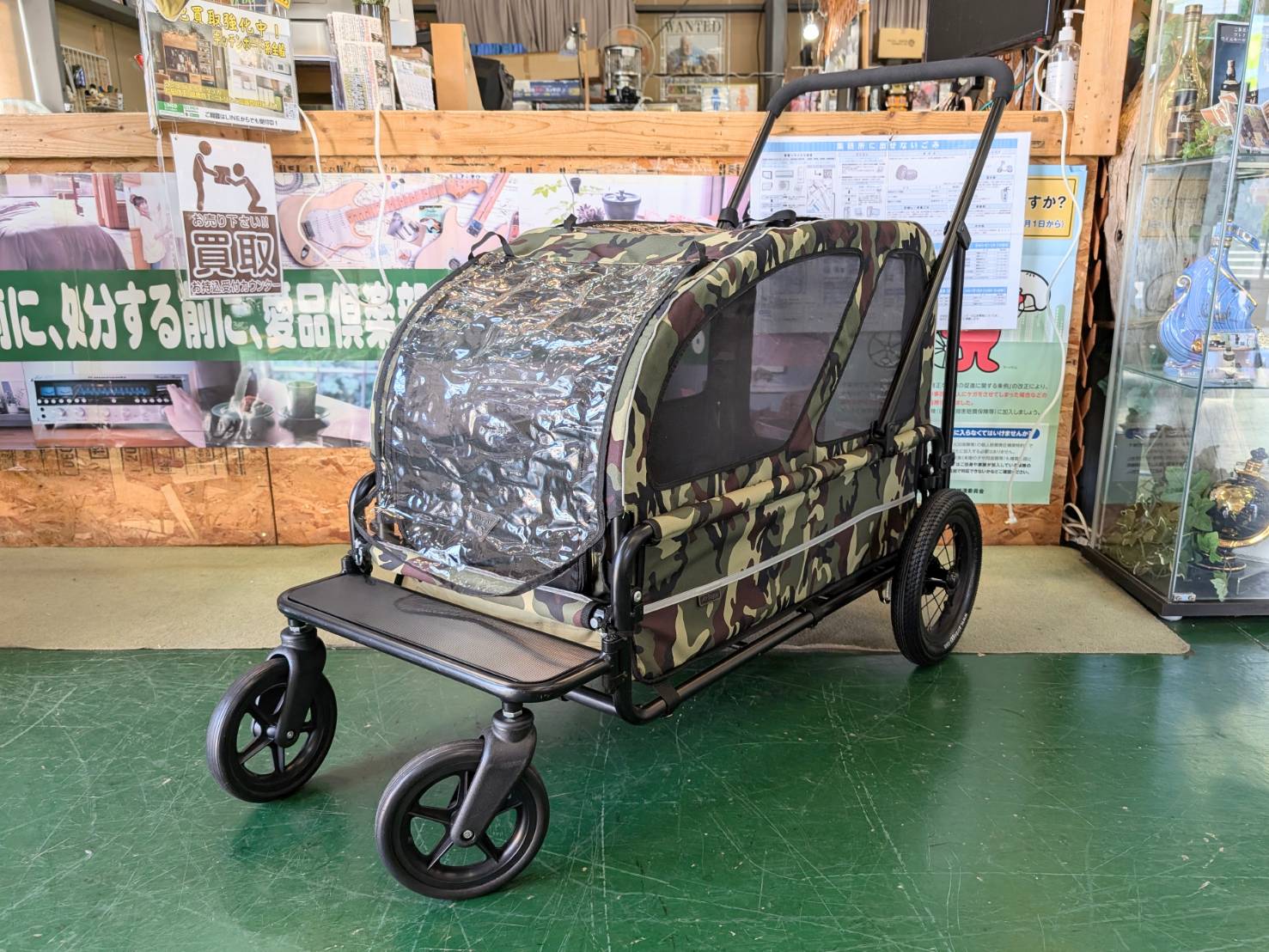 AURBUGGY エアバギー キャリッジ 台車 ルーフ セットを店頭にて販売中 
