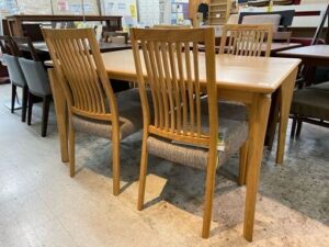 愛品館 江戸川店】ダイニングテーブル7点セット SHIGIYAMA（シギヤマ家具）