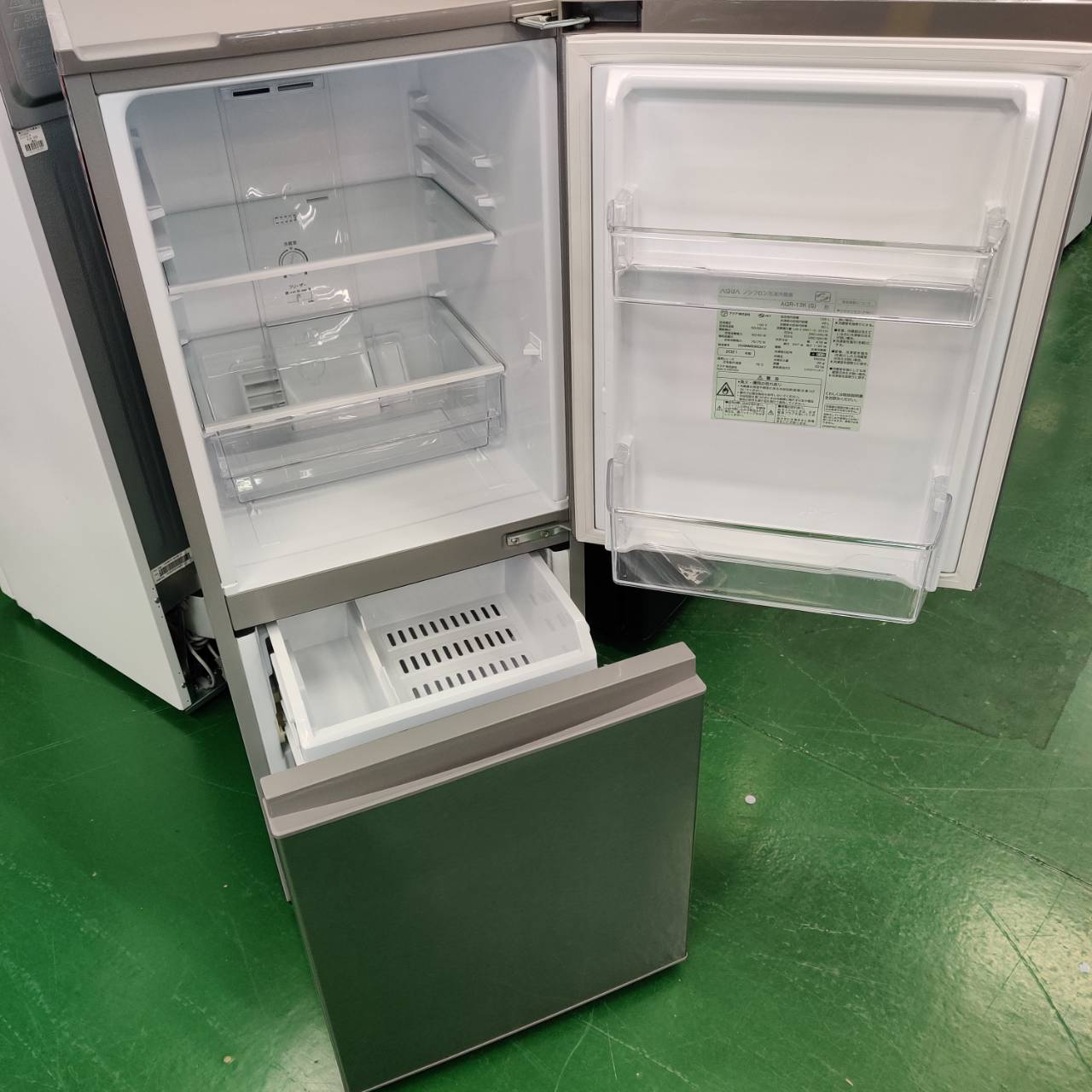 冷蔵庫 アクア AQR-13K 2021年製 126L れいぞうこ キッチン家電【安心 