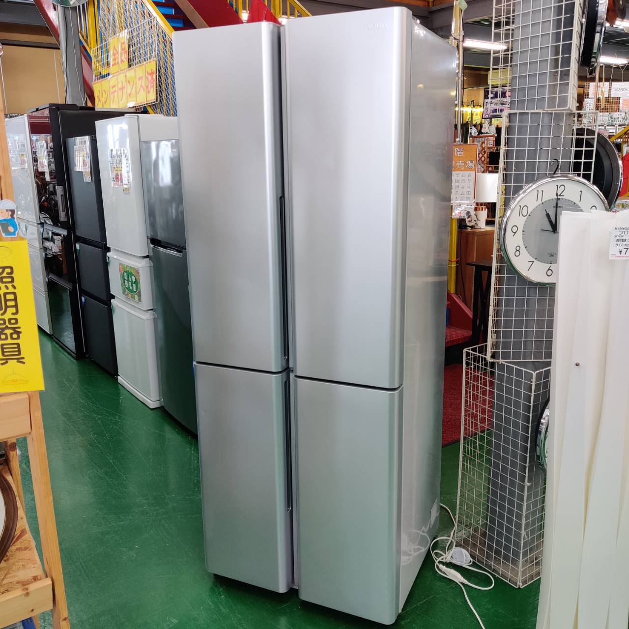 AQUA (アクア) 2021年製 420L 3ドア 冷凍冷蔵庫 AQR-TZ42K 販売中！ 愛 