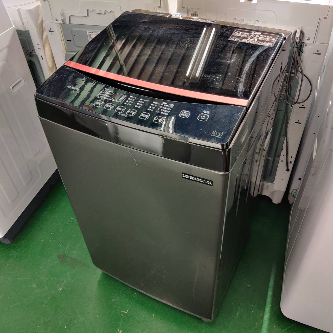 アイリスオーヤマ 2021年製 6.0kg 全自動洗濯機 IAW-T603BL 販売中 