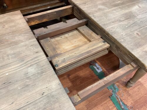 シャビー調伸長式ダイニング5点セット買取入荷致しました 