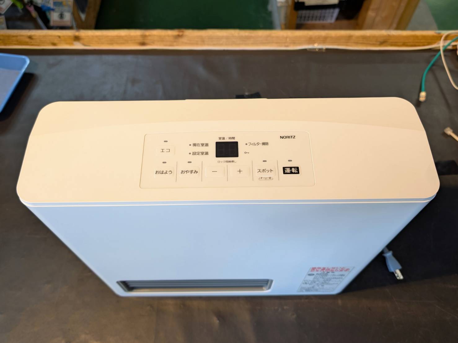 NORITZ ノーリツ 23年製 都市ガス ガスファンヒーター GFH-2406Sを店頭 