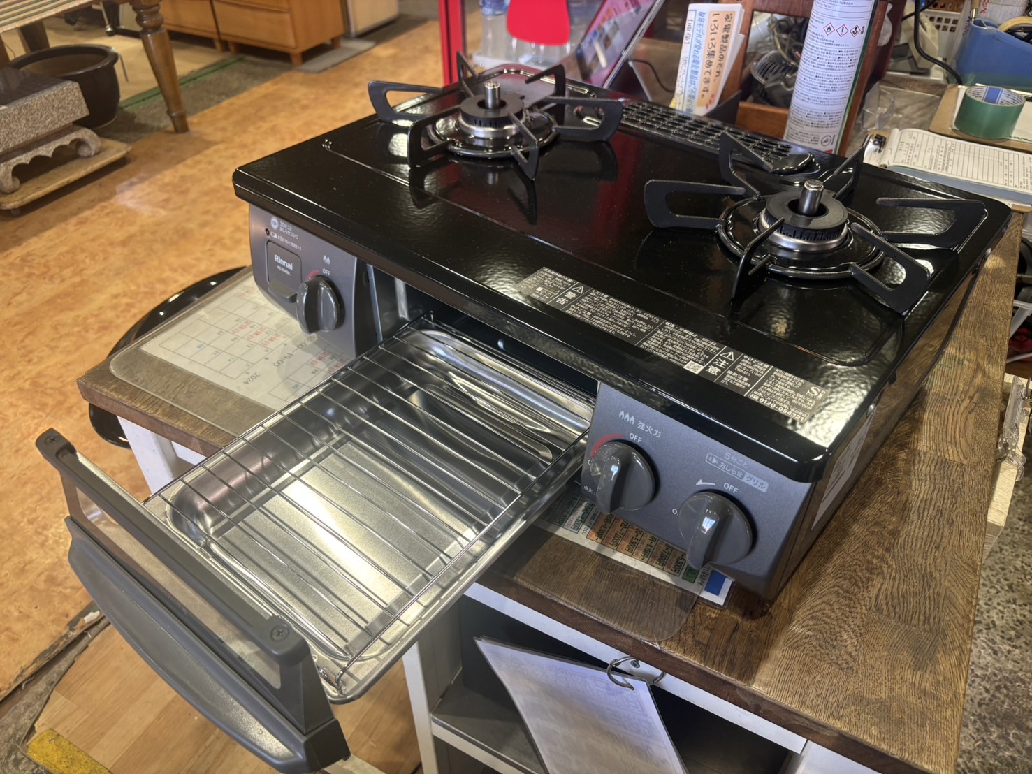 リンナイ｜KG35NBKR LPガス用 ガステーブル買取しました 