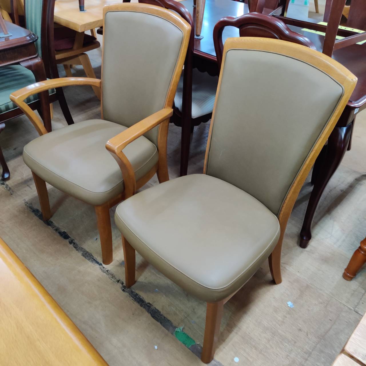 浜本工芸 ダイニング6点セット ナラ材 販売中！ 愛品倶楽部柏店 