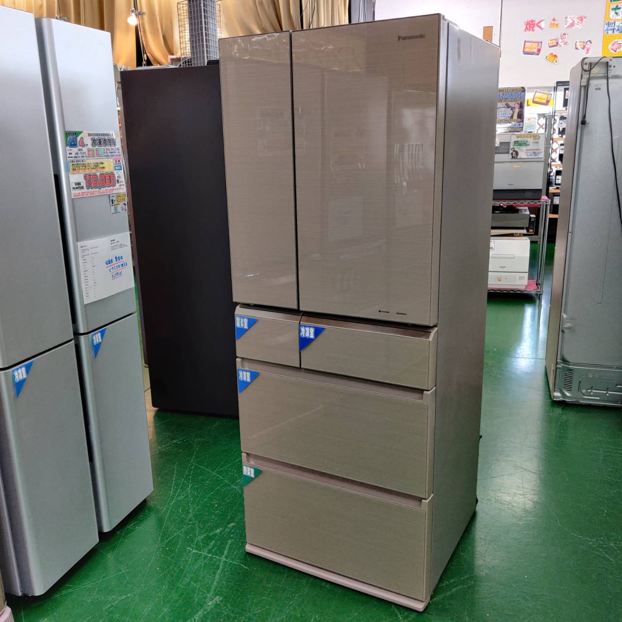 Panasonic 2019年製 470L 6ドア 冷凍冷蔵庫 NR-F475XPV-N 販売中！ 愛  