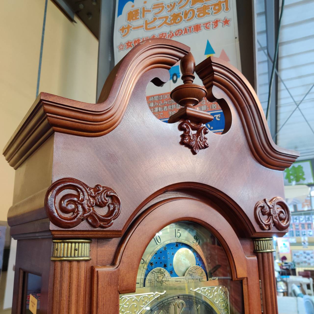 RIDGEWAY (リッジウェイ) ワイヤー重錘式ホールクロック 9052 販売中 