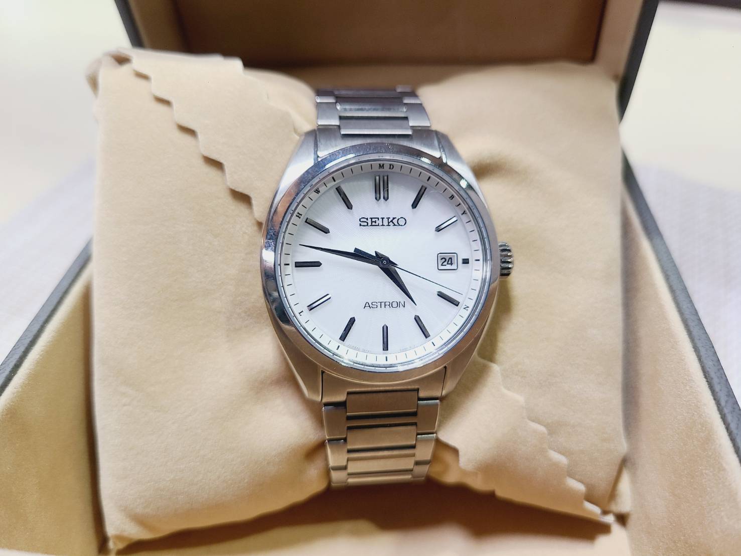 SEIKOアストロン ソーラー電波 ORIGINシリーズ SBXY029買取｜愛品館 