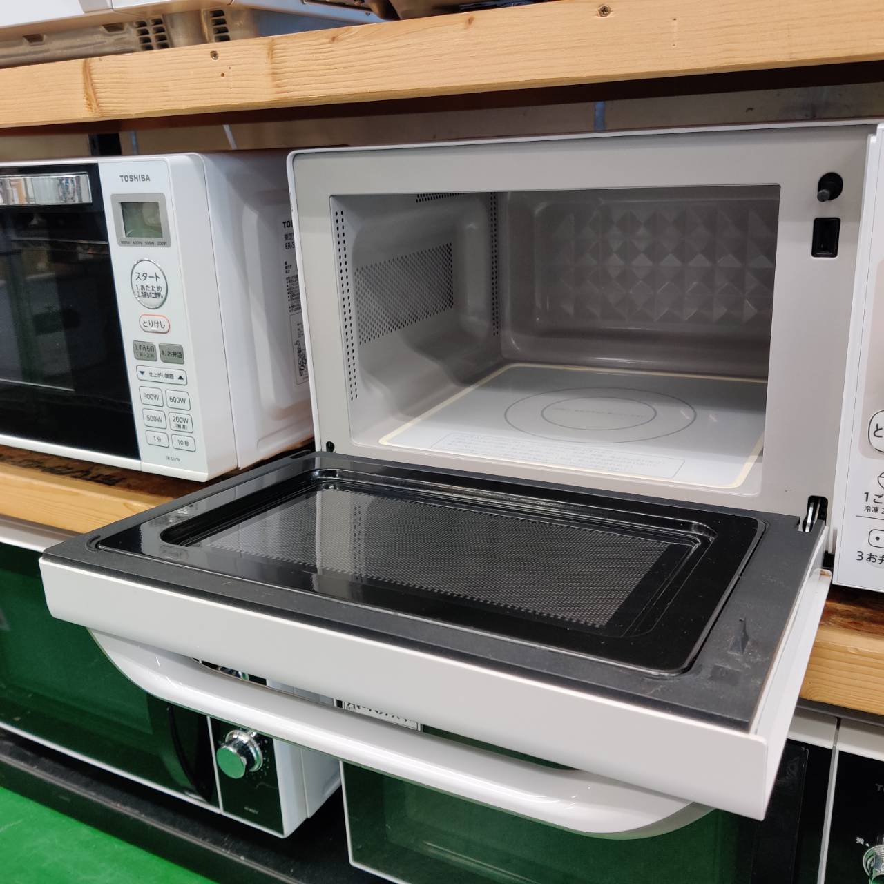 SHARP (シャープ) 2019年製 電子レンジ RE-TF1-W フラット 販売中！ 愛 