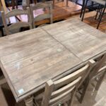 シャビー調伸長式ダイニング５点セット買取入荷致しました！