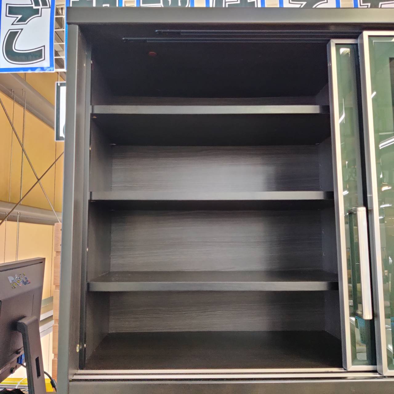 愛品倶楽部柏店】シギヤマ家具工業 2枚スライド扉キッチンボード CLIME