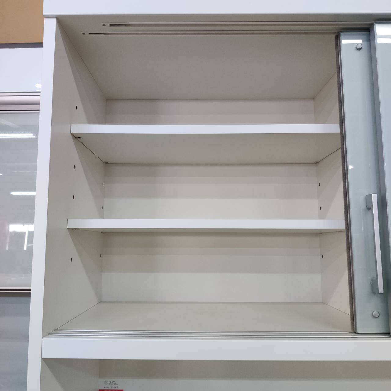 ☆ジモティー割引有☆松田家具 スライド扉オープンボード 中古品