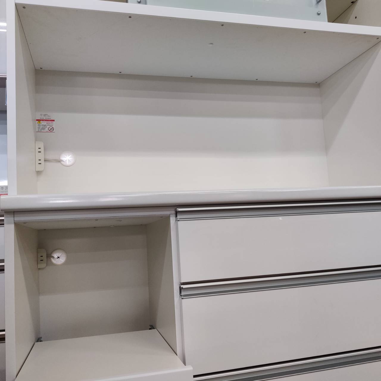店舗同時販売中】 高橋木工所 アベニュー 2枚スライド扉レンジボード 