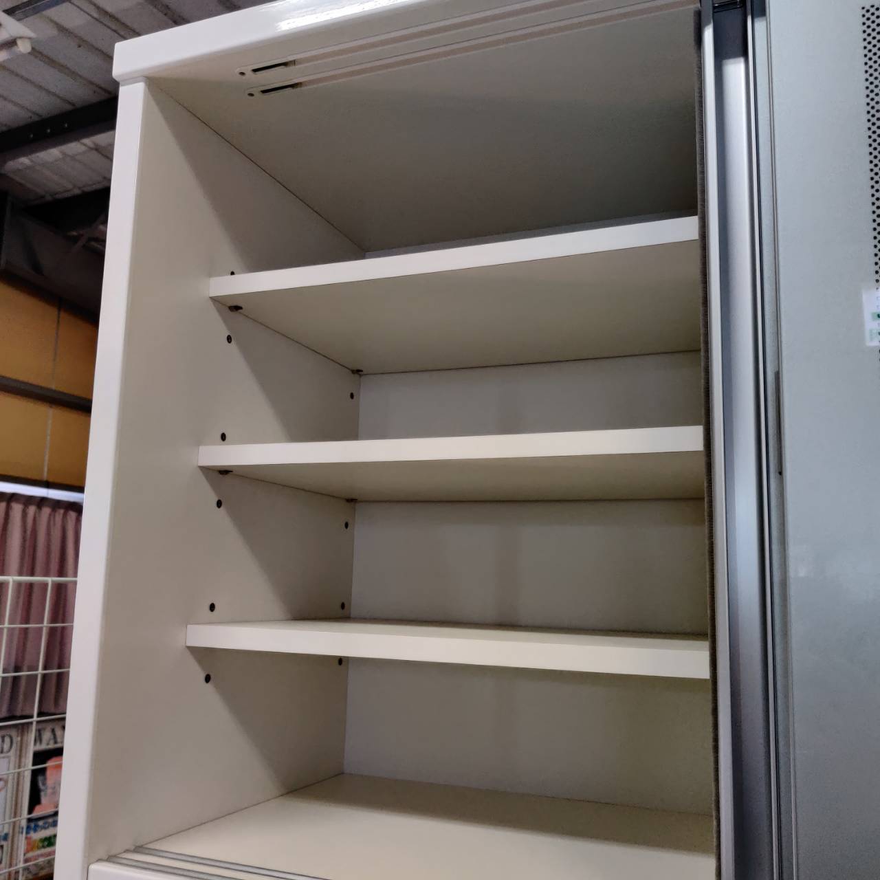 松田家具 2枚スライド扉キッチンボード 1000ロジャーレンジ 販売中 