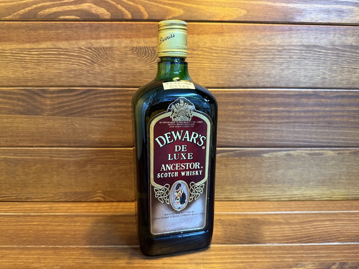 希少！古酒【未開栓】DEWAR'S/デュワーズ　アンセスター　レアオールド ティンキャップ　 スコッチウイスキー DEWAR\u0027S ANCESTOR DELUXE デュワーズ アンセスター デラックス