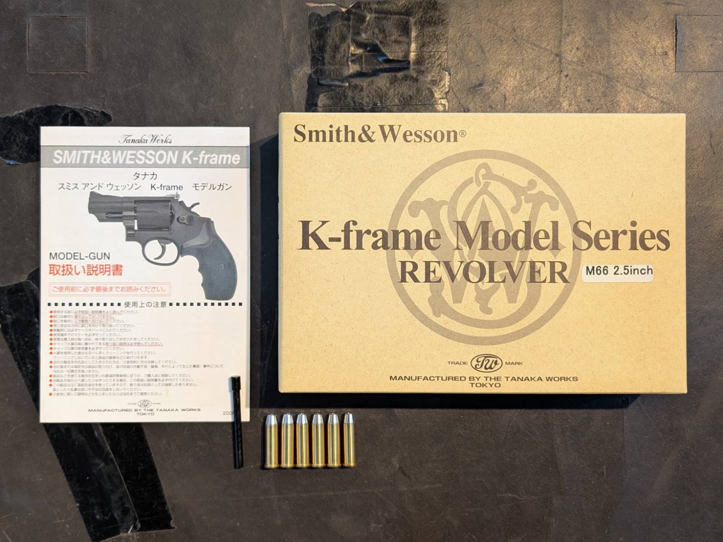 TANAKA WARKS タナカワークス モデルガン S＆W M66 2.5インチを店頭に 