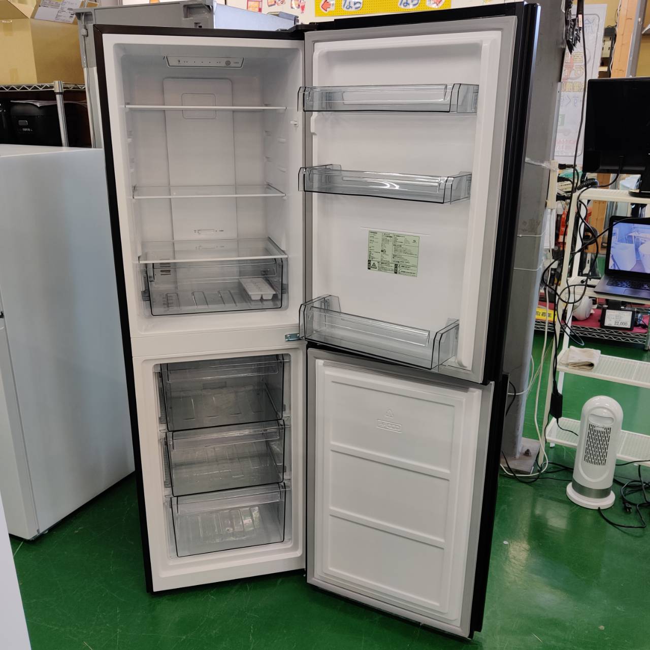 TWINBIRD ツインバード 2024年製 231L 2ドア 冷凍冷蔵庫 HR-EJ23 販売 