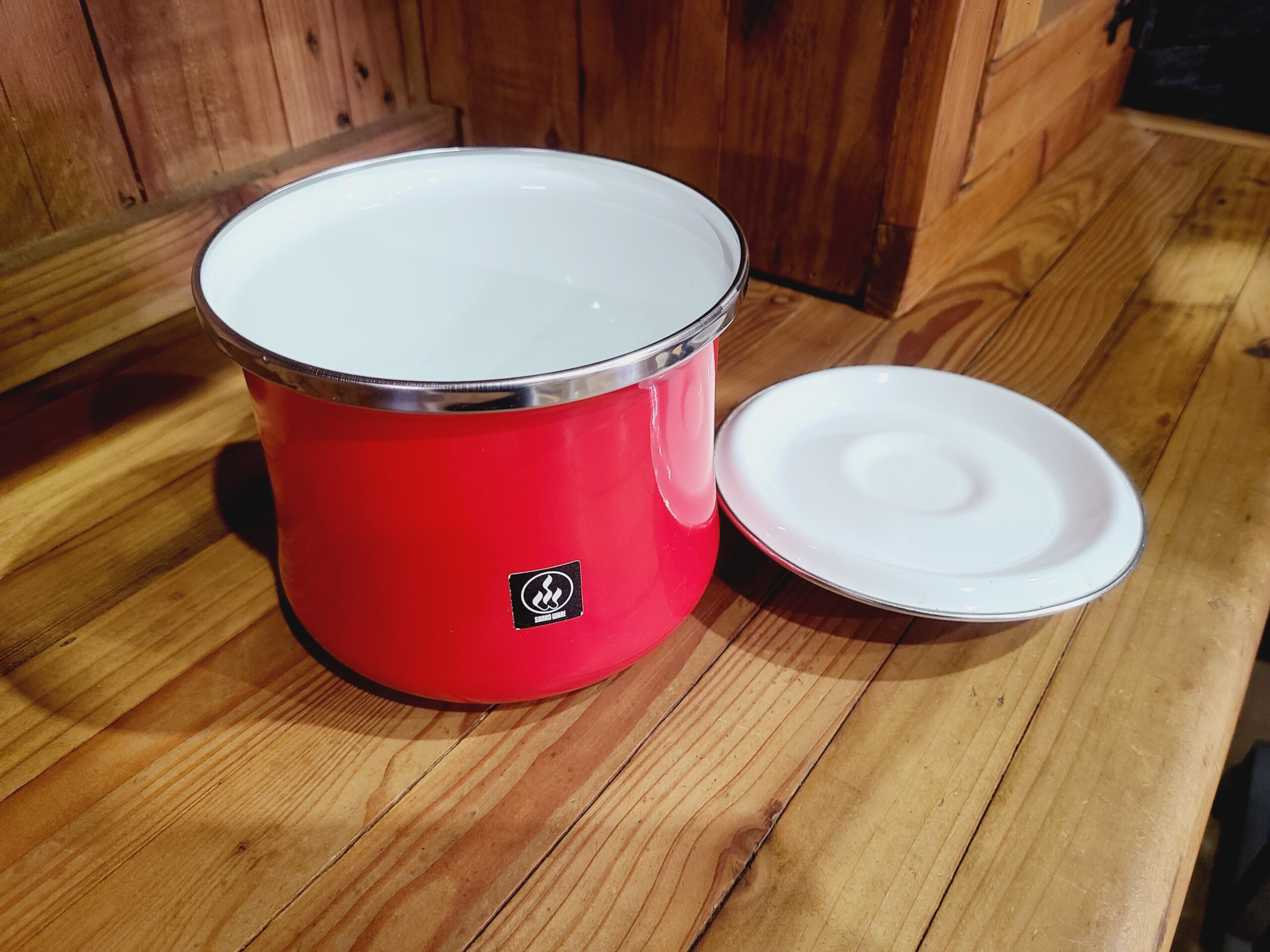 サンコーウェアホーローキャニスター2点セット買取しました｜愛品館 
