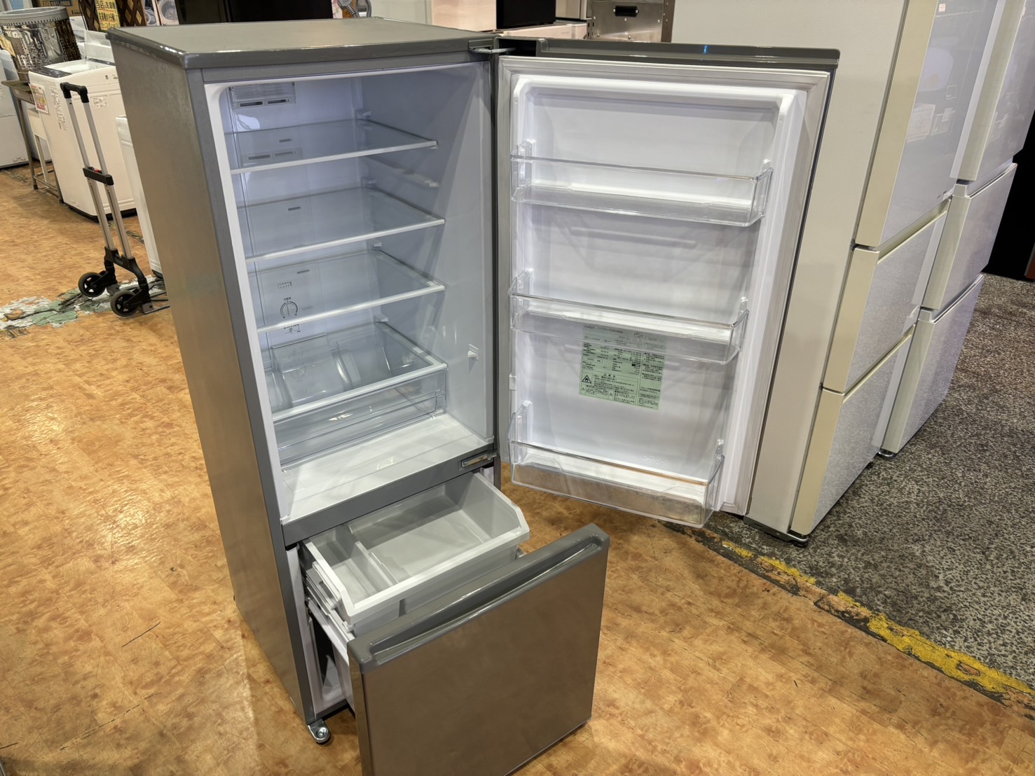 愛品館市原店】AQUA2020年製 272L 3ドア冷蔵庫 AQR-27J（S)【愛市 