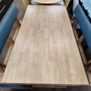 松田家具_背付ベンチダイニング3点セット_白王_152009644002-2
