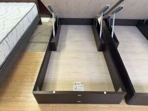 シモンズ｜跳上式収納｜シングルベッド｜6.5インチミディアム買取致し 