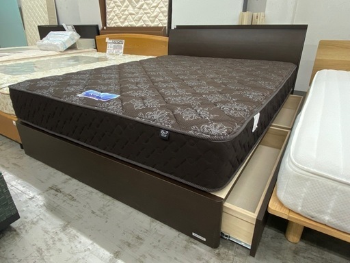 東京ベッド製│収納付きワイドダブルベッドを船橋市で出張買取 