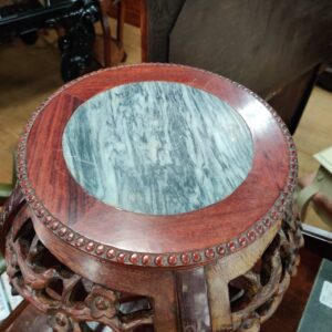 中国家具-唐木-透かし彫り-円型花台_150052420002-2