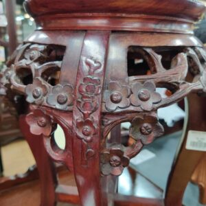 中国家具-唐木-透かし彫り-円型花台_150052420002-4