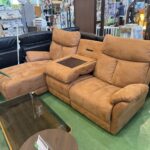 電動カウチソファ｜レザーテックス買取致しました｜愛品館八千代店