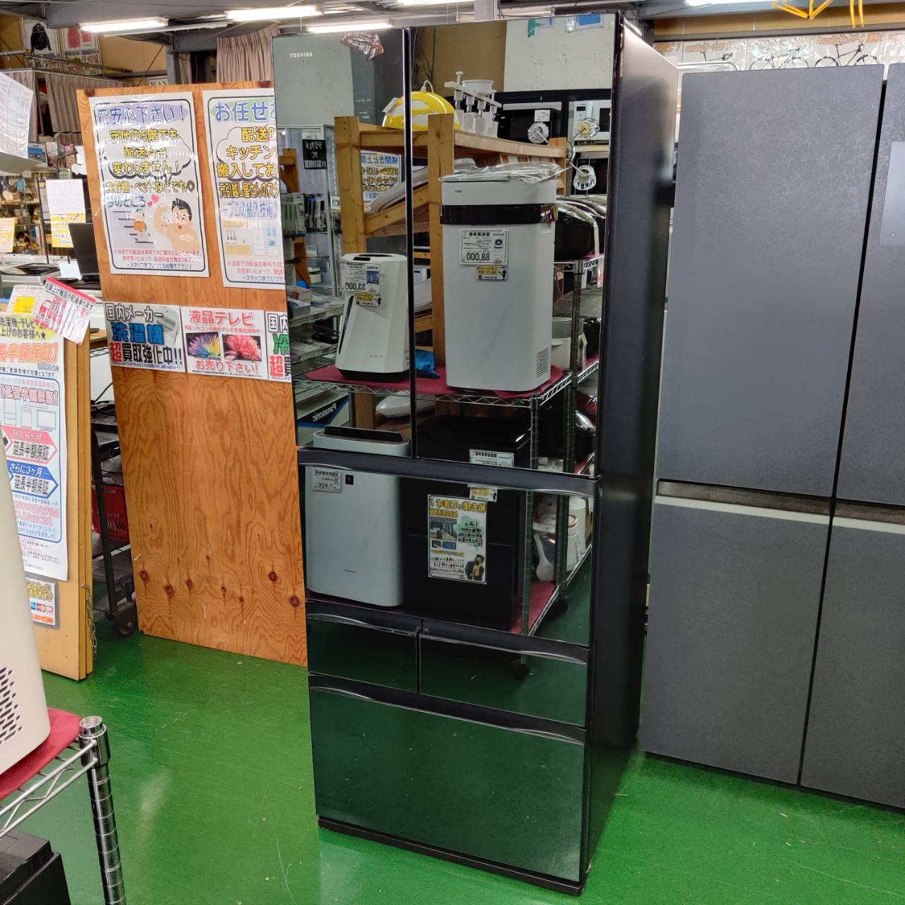 東芝 TOSHIBA 2019年製 601L 6ドア 冷凍冷蔵庫 GR-R600FZ 販売中！ 愛 