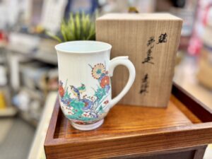 14代柿右衛門　麦酒杯　ビアカップ