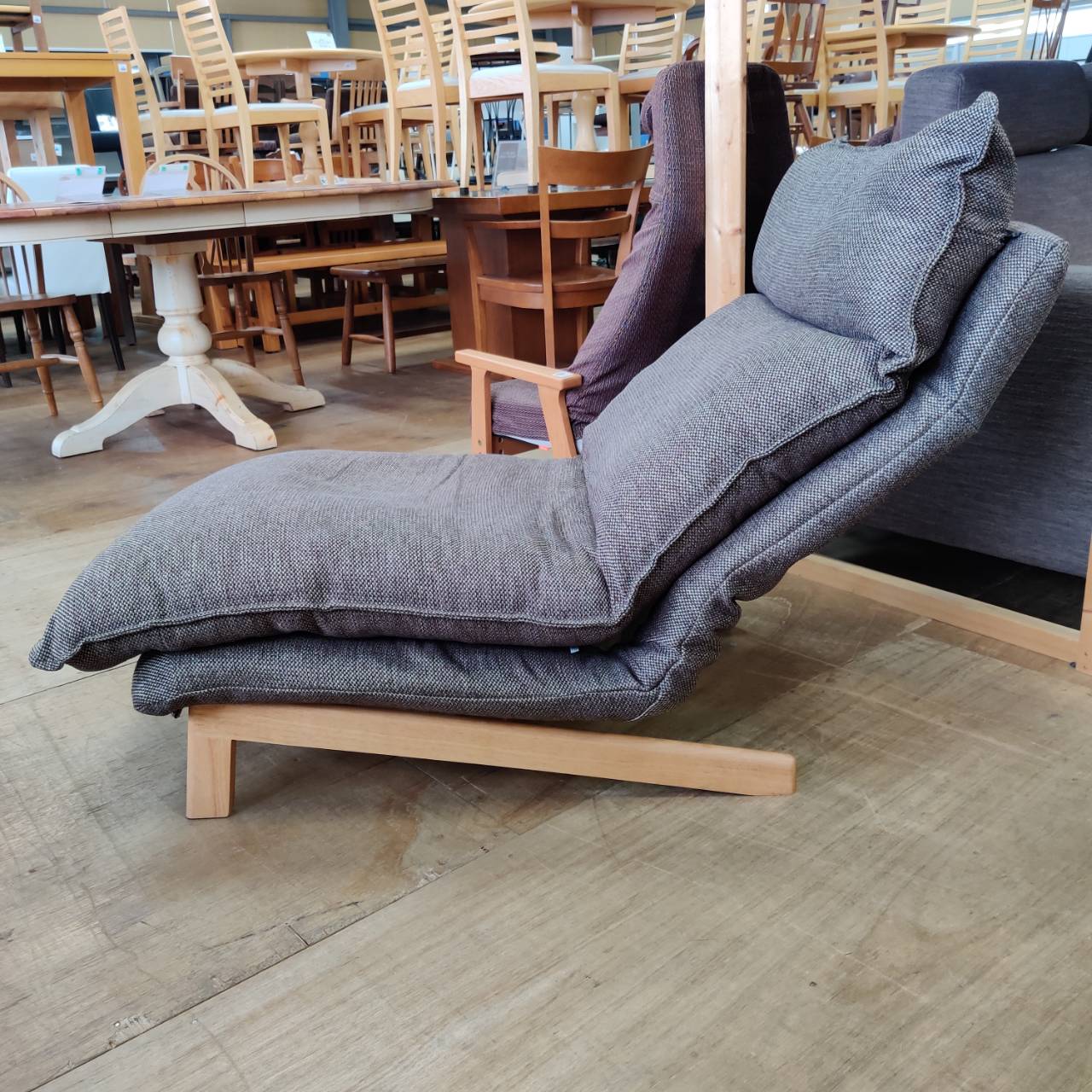 無印良品 ハイバックリクライニングソファ1シーター×2個セット 【無印良品】天然木 ハイバックリクライニングソファ1シーター