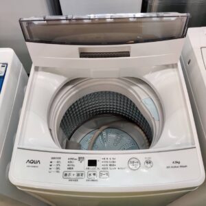 AQUA-アクア_2022年製_4.5kg-全自動洗濯機_AQW-S4MBK_142033934002-3