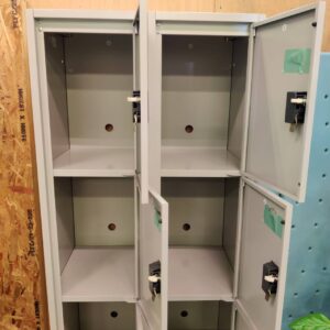 エムテックス_4段4人用縦型ロッカー-2台SET_薄型KDシリーズ4段_150052475002-3