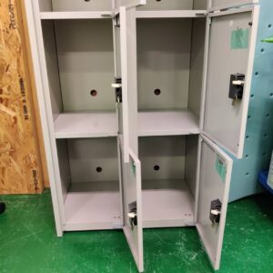 エムテックス_4段4人用縦型ロッカー-2台SET_薄型KDシリーズ4段_150052475002-4