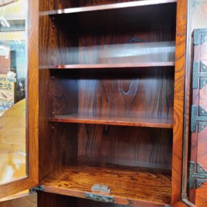 岩谷堂箪笥_キャビネットC_通常色-拭漆塗り-鋳物南部鉄器金具-丸菊菱_155051905002-4