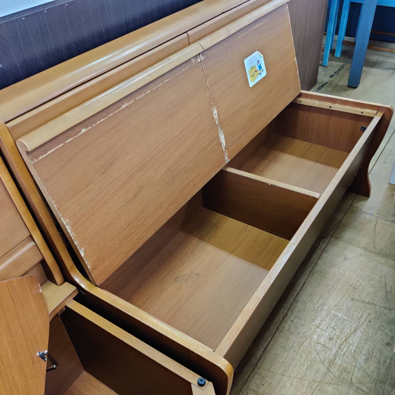 シギヤマ家具工業 木製コーナーベンチダイニング4点セット 収納あり 