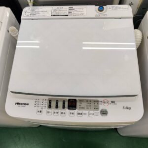 Hisense-ハイセンス_2022年製_5.5kg-全自動洗濯機_HW-G55BK1_142033949002-2