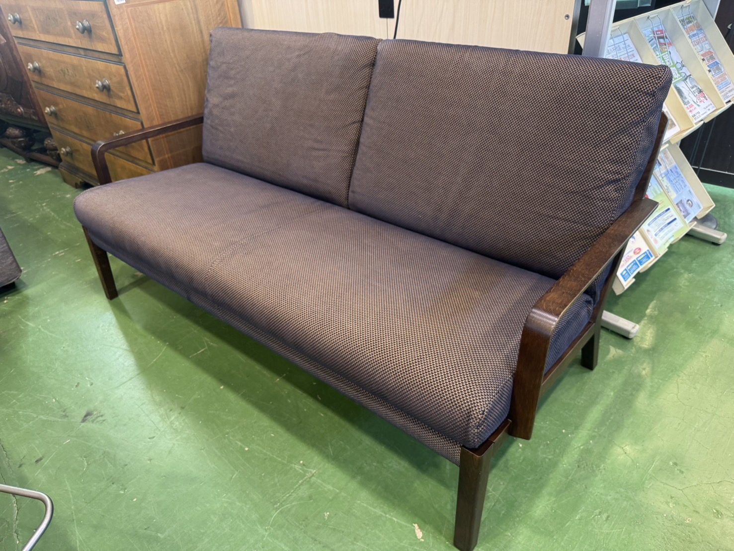 カリモク｜2人掛ソファ｜WU45買取致しました｜愛品館八千代店
