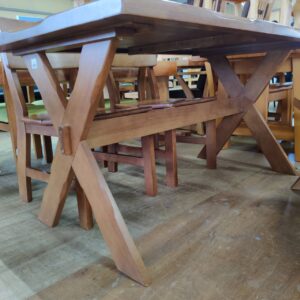 サカイ工芸_ベンチダイニング4点セット_パウエル_152009805002-3