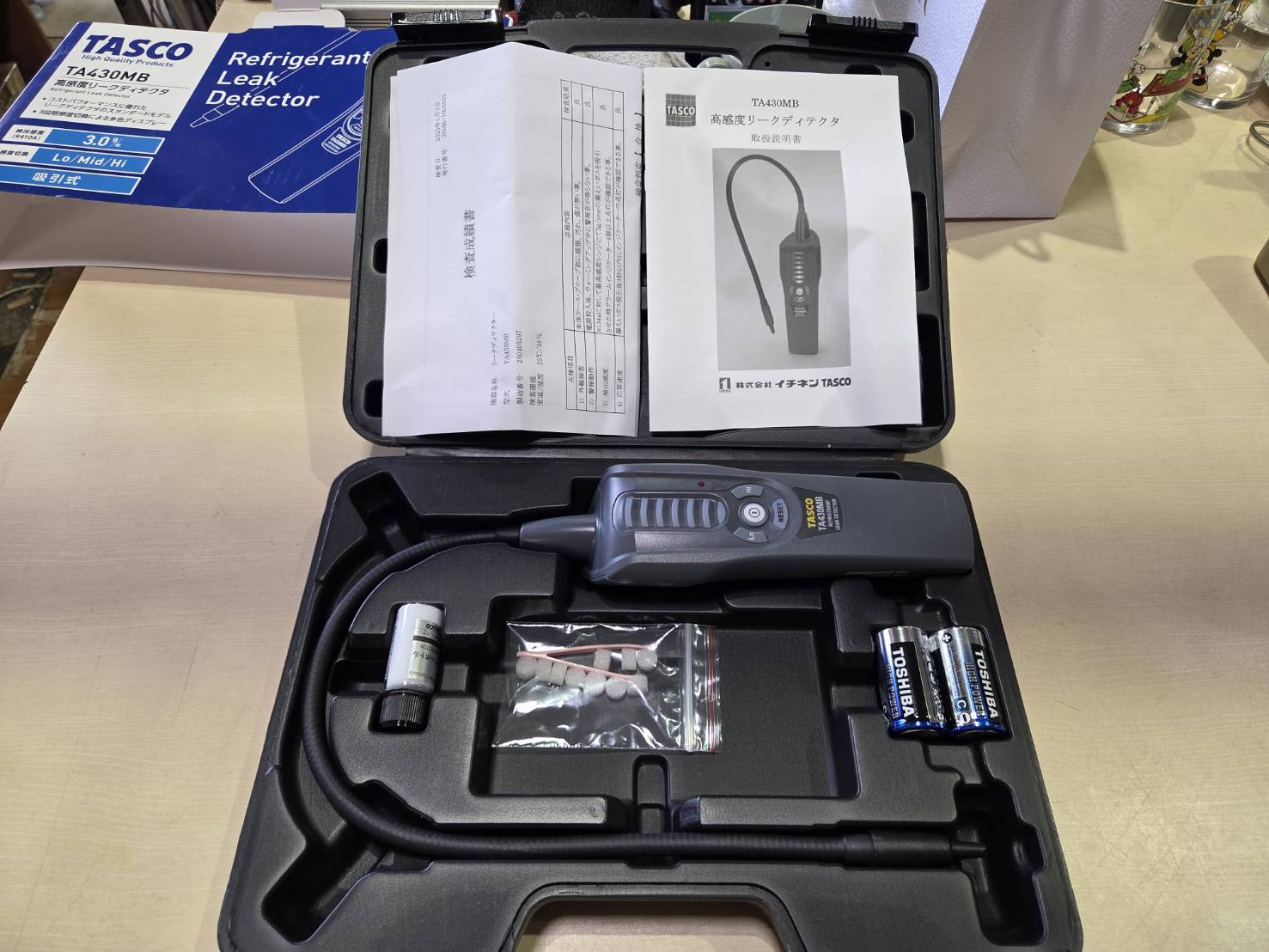 TA430MB 中古品 TASCO タスコ イチネン 高精度リークテスタ リーク 