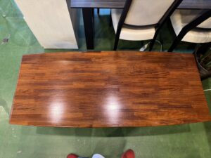 カリモク｜2人掛本革ソファ+センターテーブル｜Vivente買取致しました 