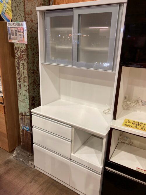 ニトリ｜レジューム90｜スライド扉キッチンボード買取入荷致しました 